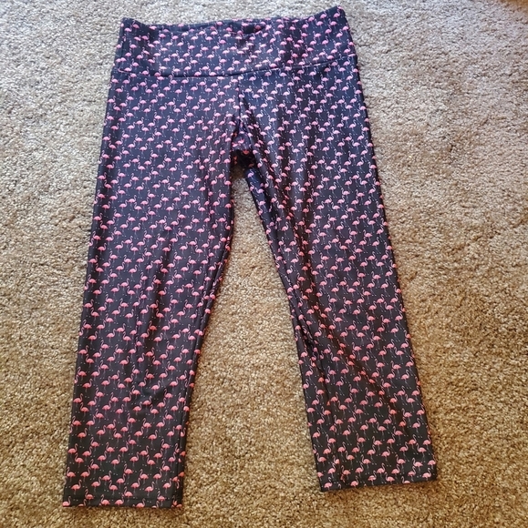 Onzie Flamingo Crops Size M/L - Picture 3 of 7